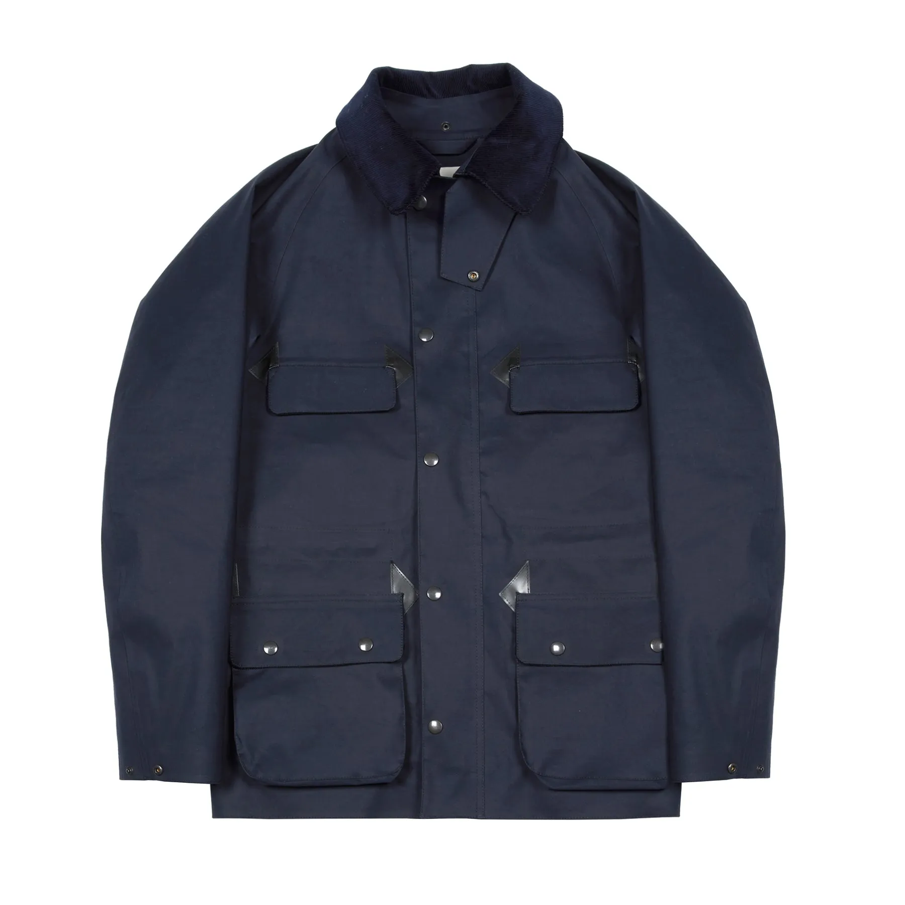 Mackintosh Anstruther Bonded Cotton Field Jacket in Navy