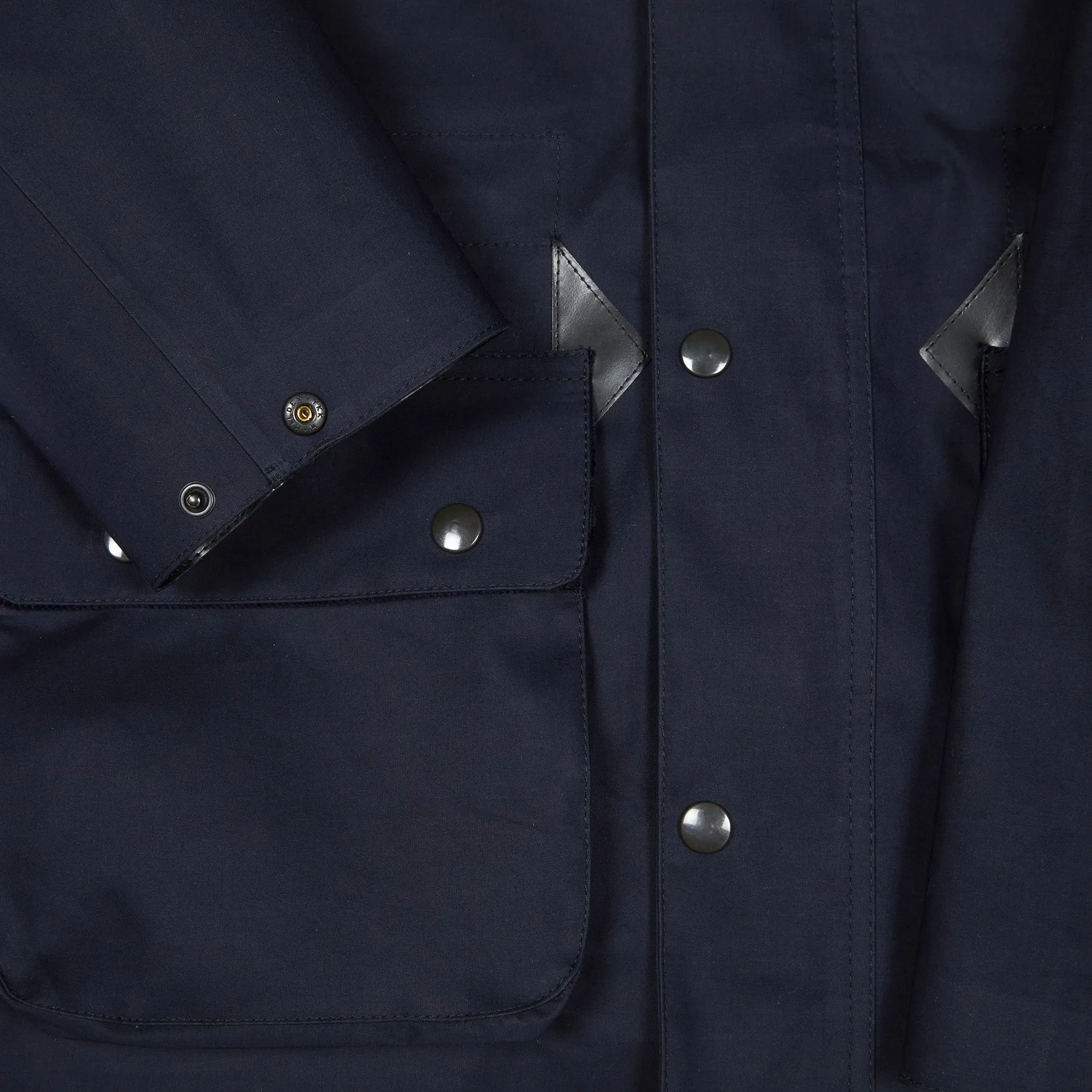 Mackintosh Anstruther Bonded Cotton Field Jacket in Navy