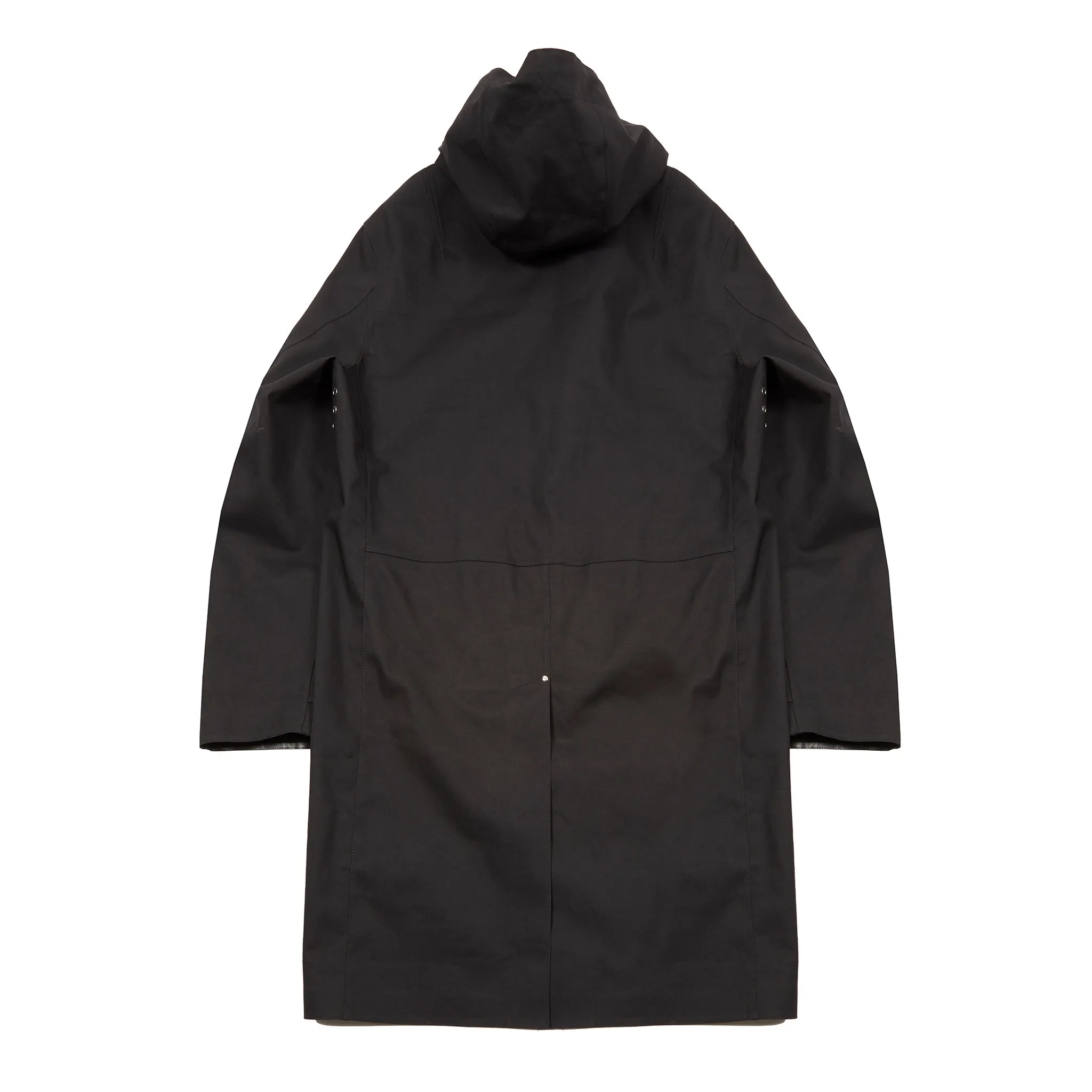 Mackintosh Granish Bonded Cotton Hooded Parka in Black