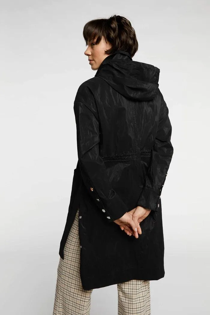 Marjorie Button Down Raincoat by Adroit Atelier