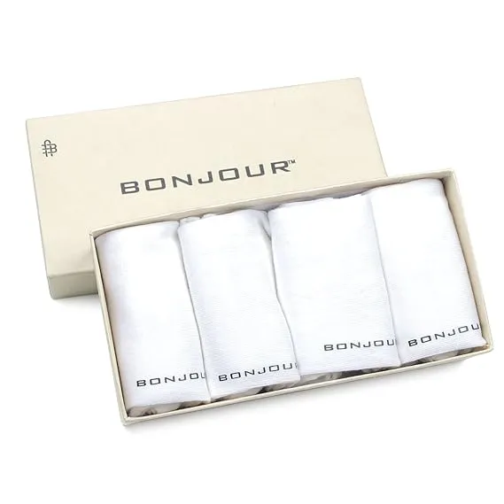 Men Club Class White Socks - Pack Of 4