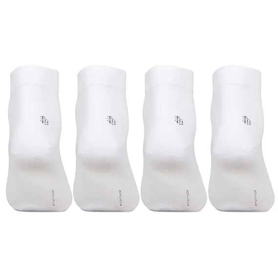 Men Club Class White Socks - Pack Of 4