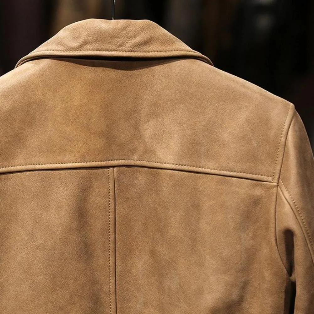 Men's Top-grain Leather Jacket