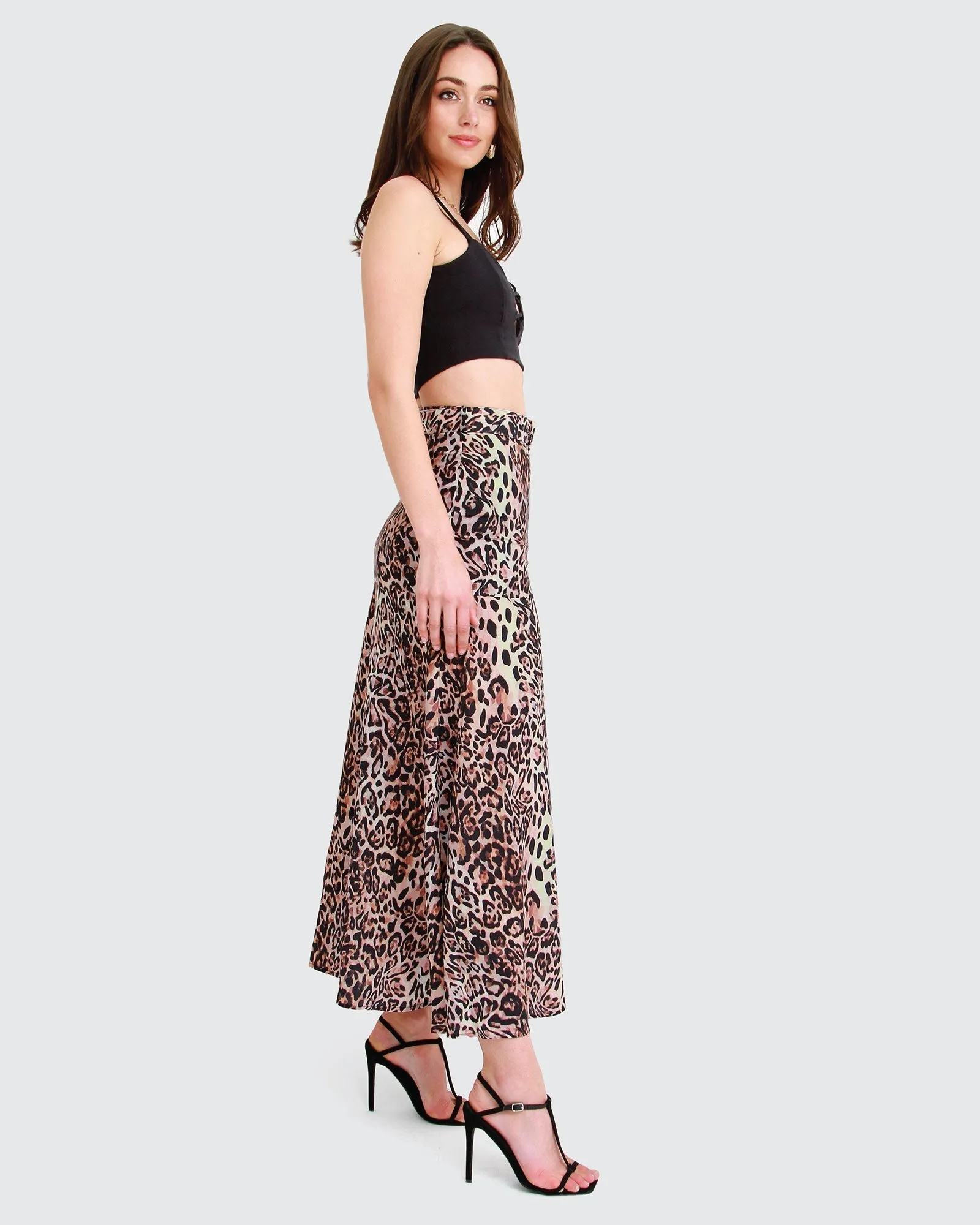 Ocean Drive Belted Maxi Skirt - Brown FINAL SALE