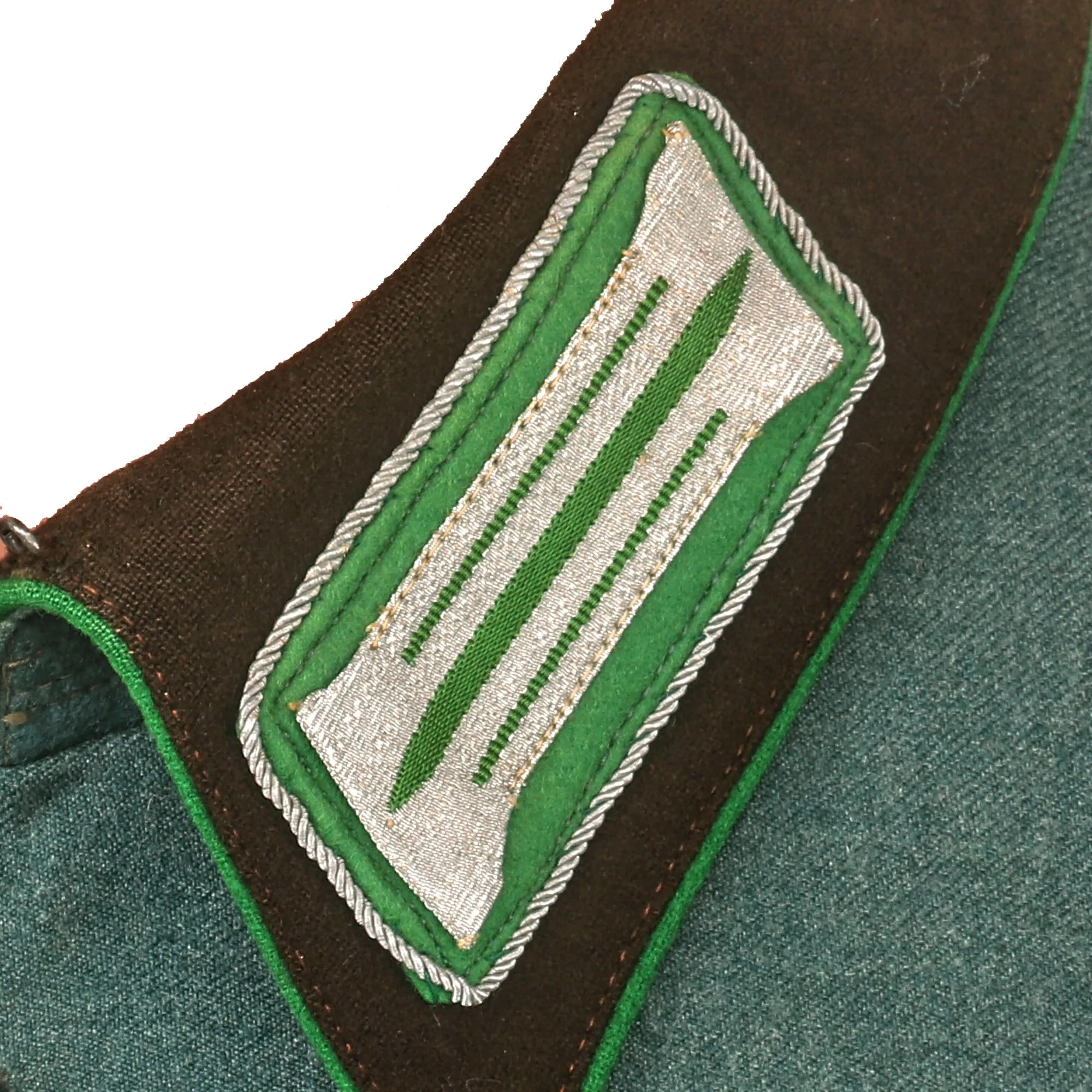 Original German WWII Nürnberg-Fürth District Schutzpolizei Meister NCO's M36 Field Tunic with Police Belt - Schupo