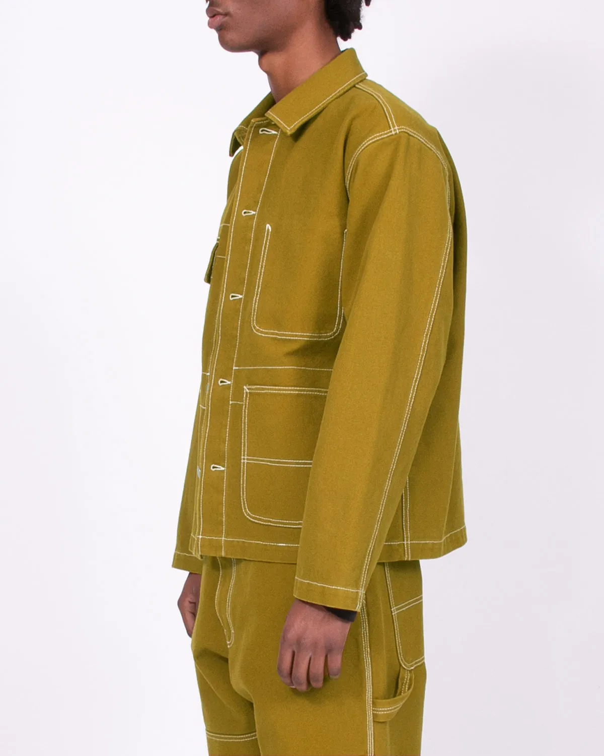 Overdyed Chore Coat - Moss