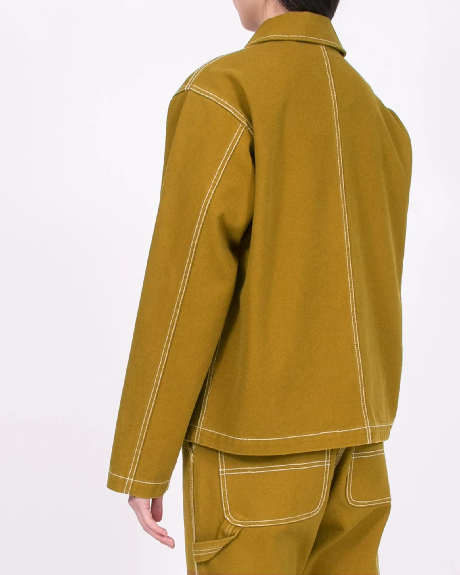 Overdyed Chore Coat - Moss