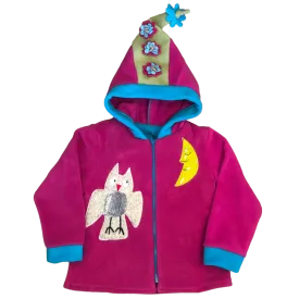 Owl and Moon Jacket Made in USA Sizes 2T - 8 Years