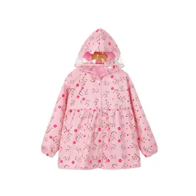 Ozkiz Cute Little Cats Rain Coat 粉紅貓貓雨衣 (100-130)