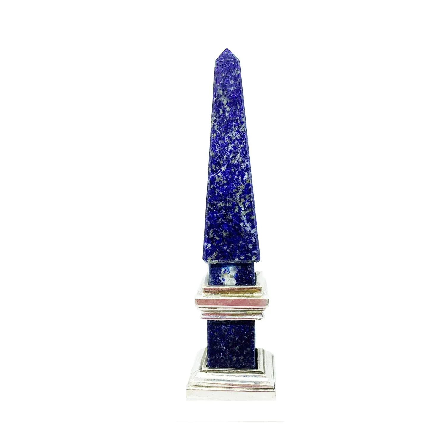 Placeholder obelisk in Sodalite and sterling silver