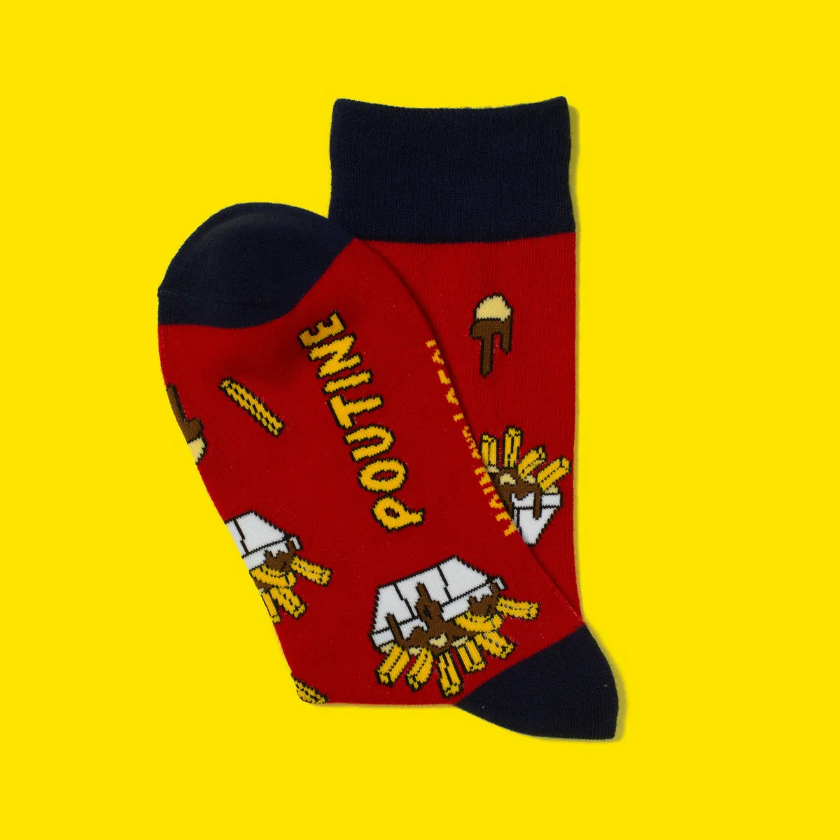 Quebec Poutine  socks