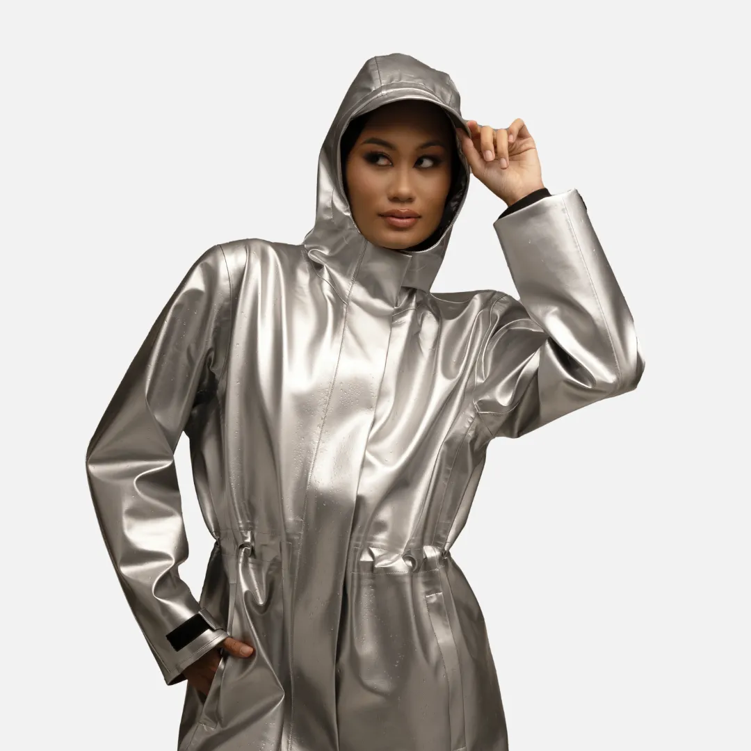 Rain Jacket, Waterproof, Satin-Lined Hood, Bundle (2)