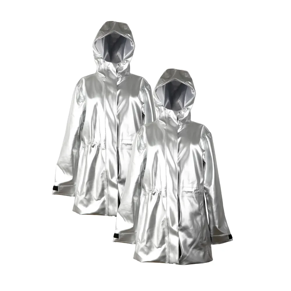 Rain Jacket, Waterproof, Satin-Lined Hood, Bundle (2)