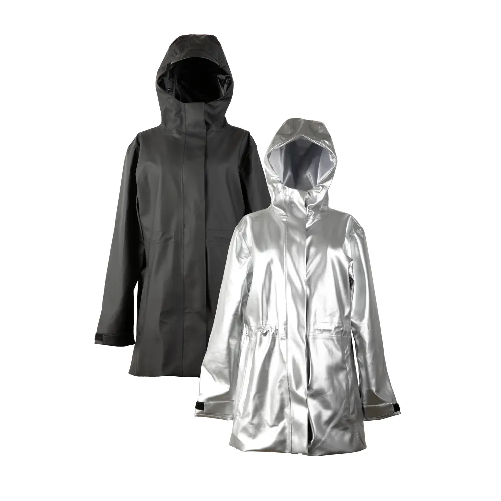 Rain Jacket, Waterproof, Satin-Lined Hood, Bundle (2)