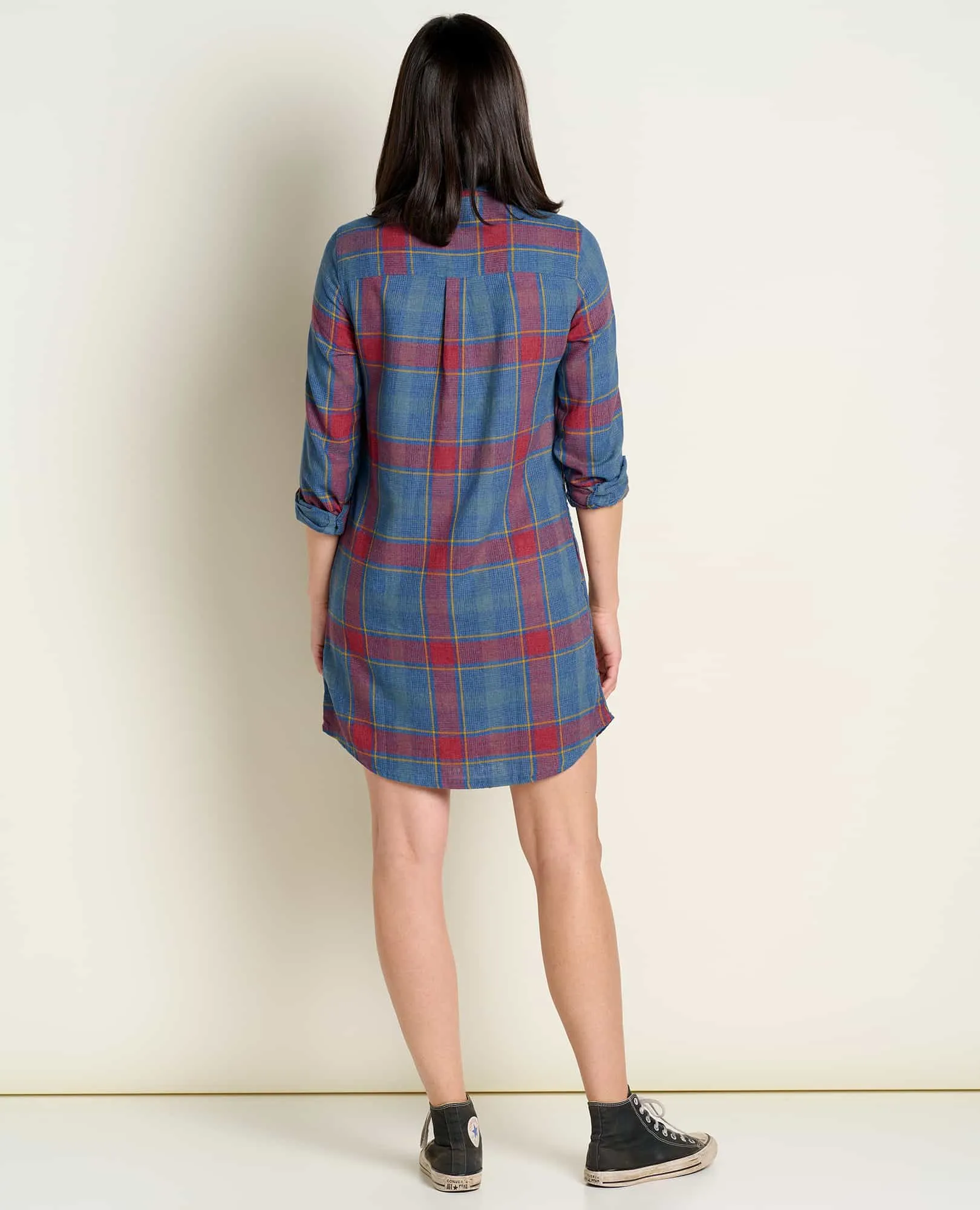 Re-Form Flannel Shirtdress