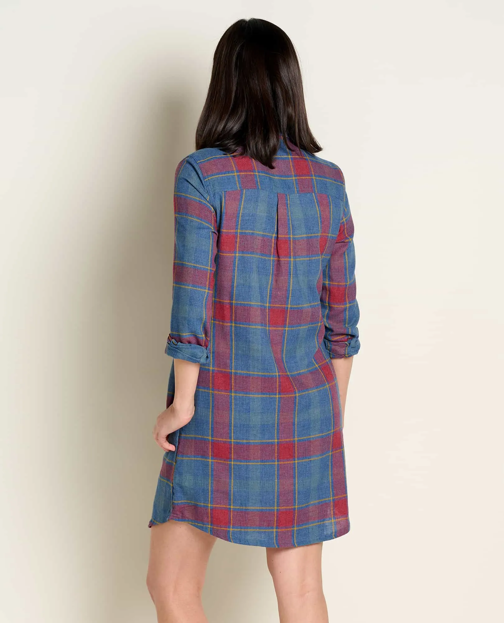 Re-Form Flannel Shirtdress