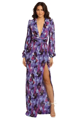 REBECCA VALLANCE Purple Rain Gown - RRP $999