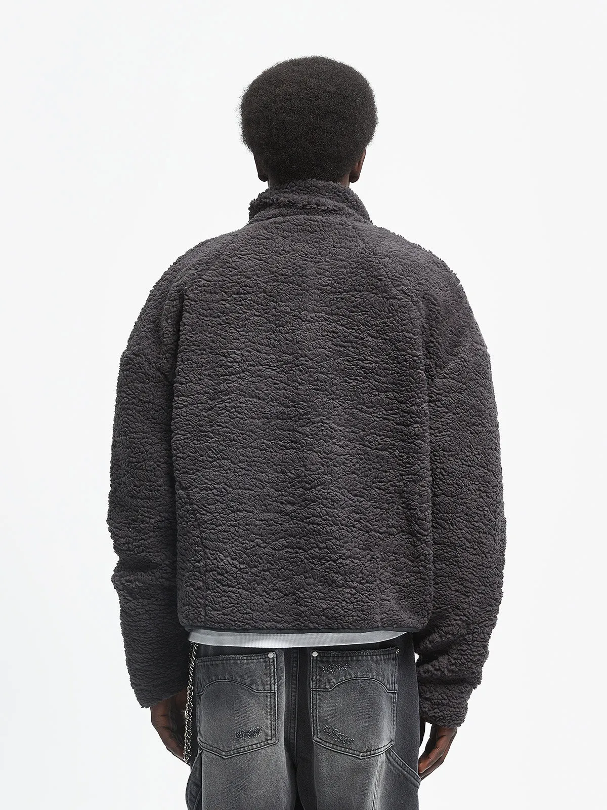 RETERNITY FLEECE JACKET - DARKGREY