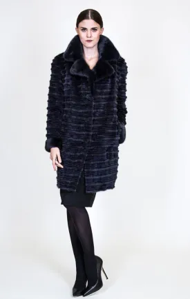 Reversible Layered Mink Coat