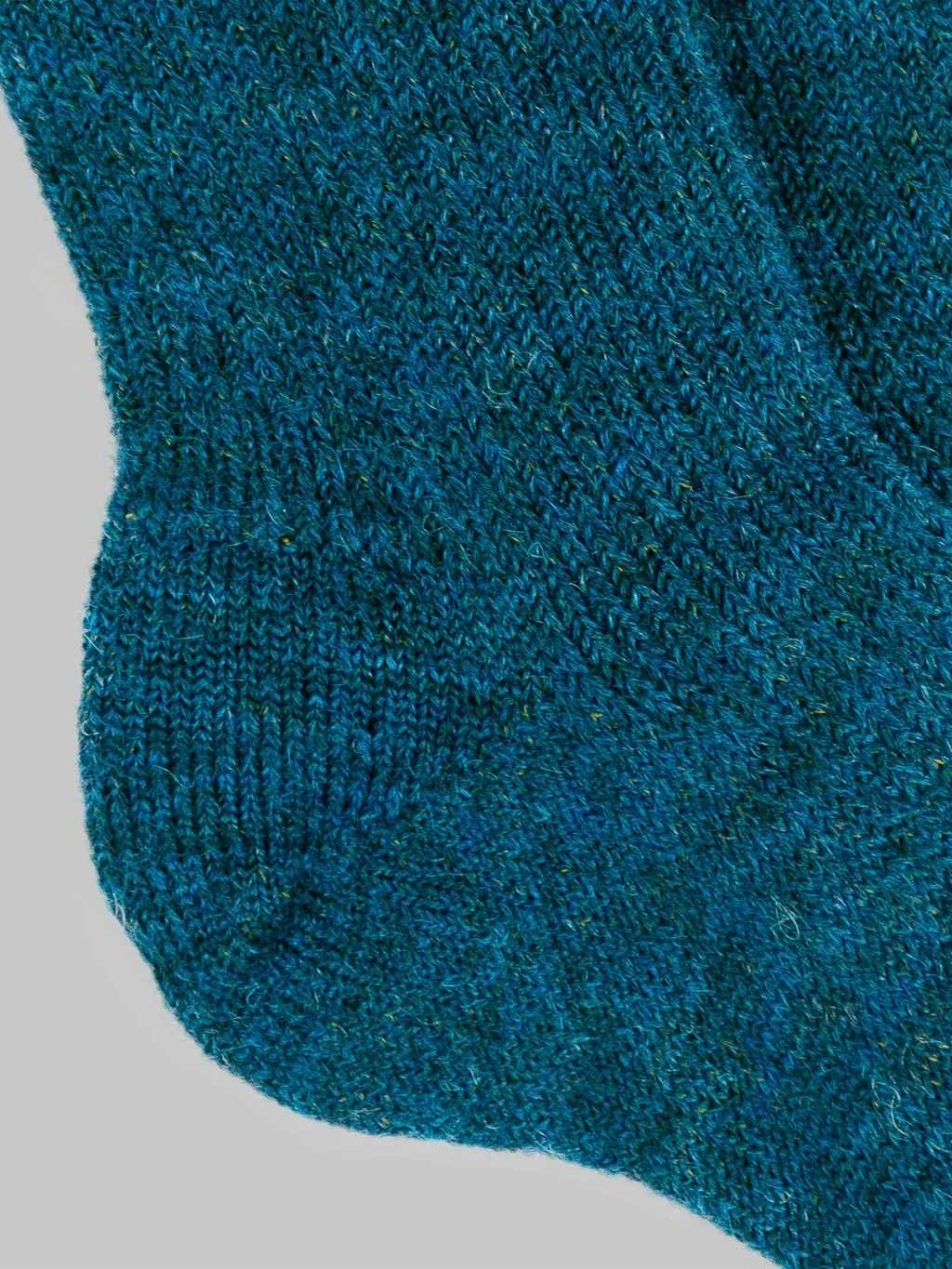 ROTOTO Brushed Mohair Crew Socks Deep Blue