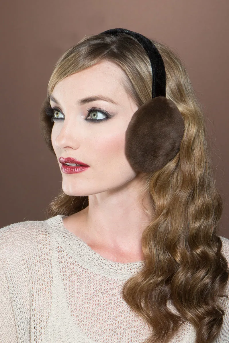 Sheared Mink Fur Earmuffs