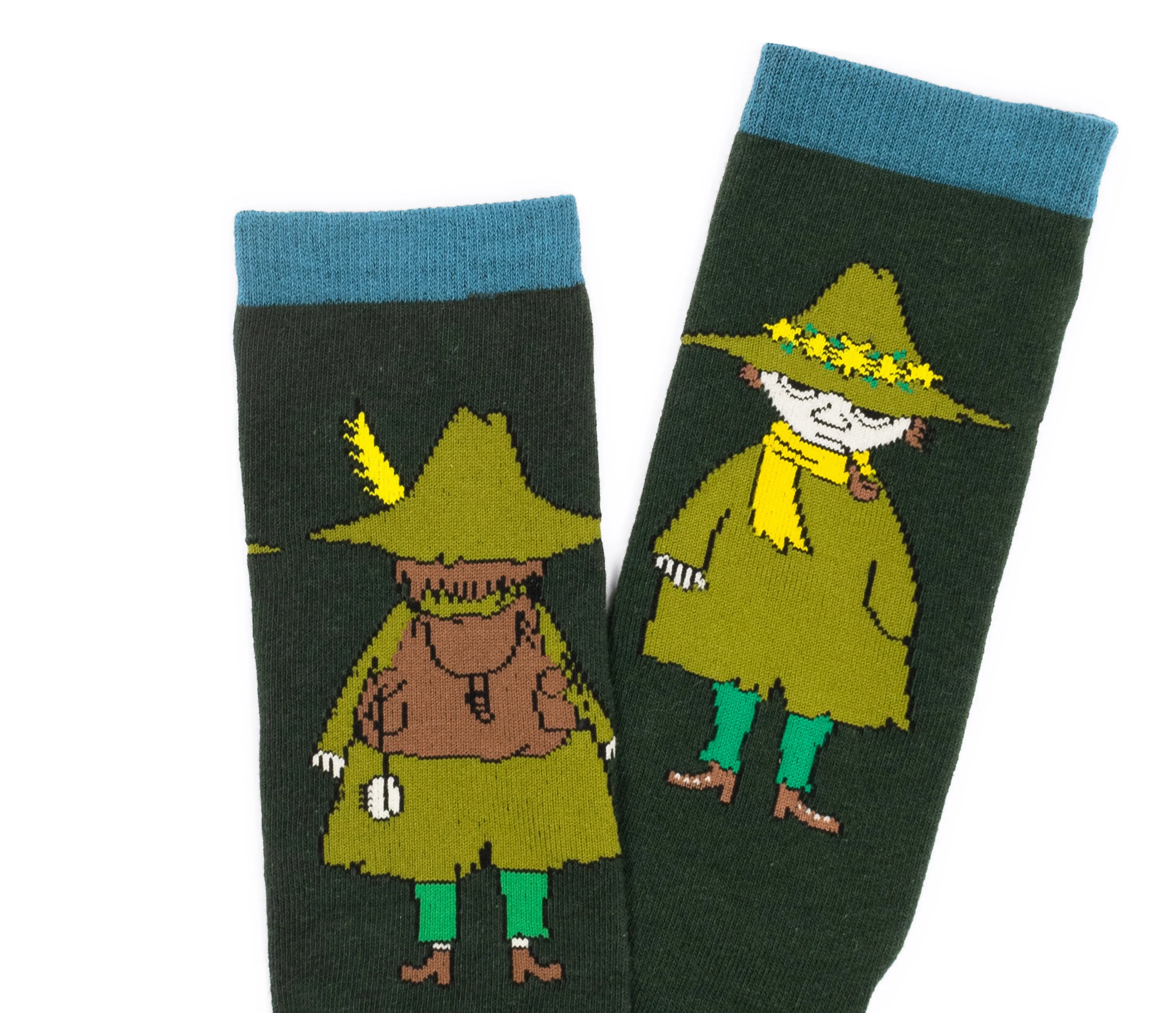 Snufkin Travelling Men Socks - Green