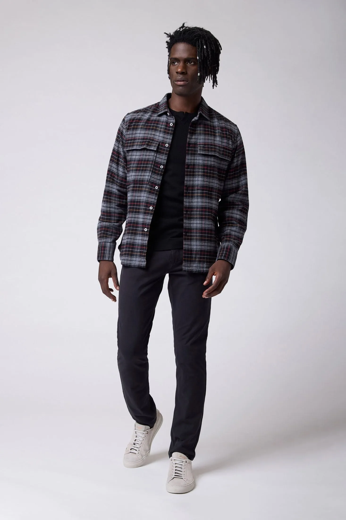 Stadium Shirt Jacket | Brushed Flannel