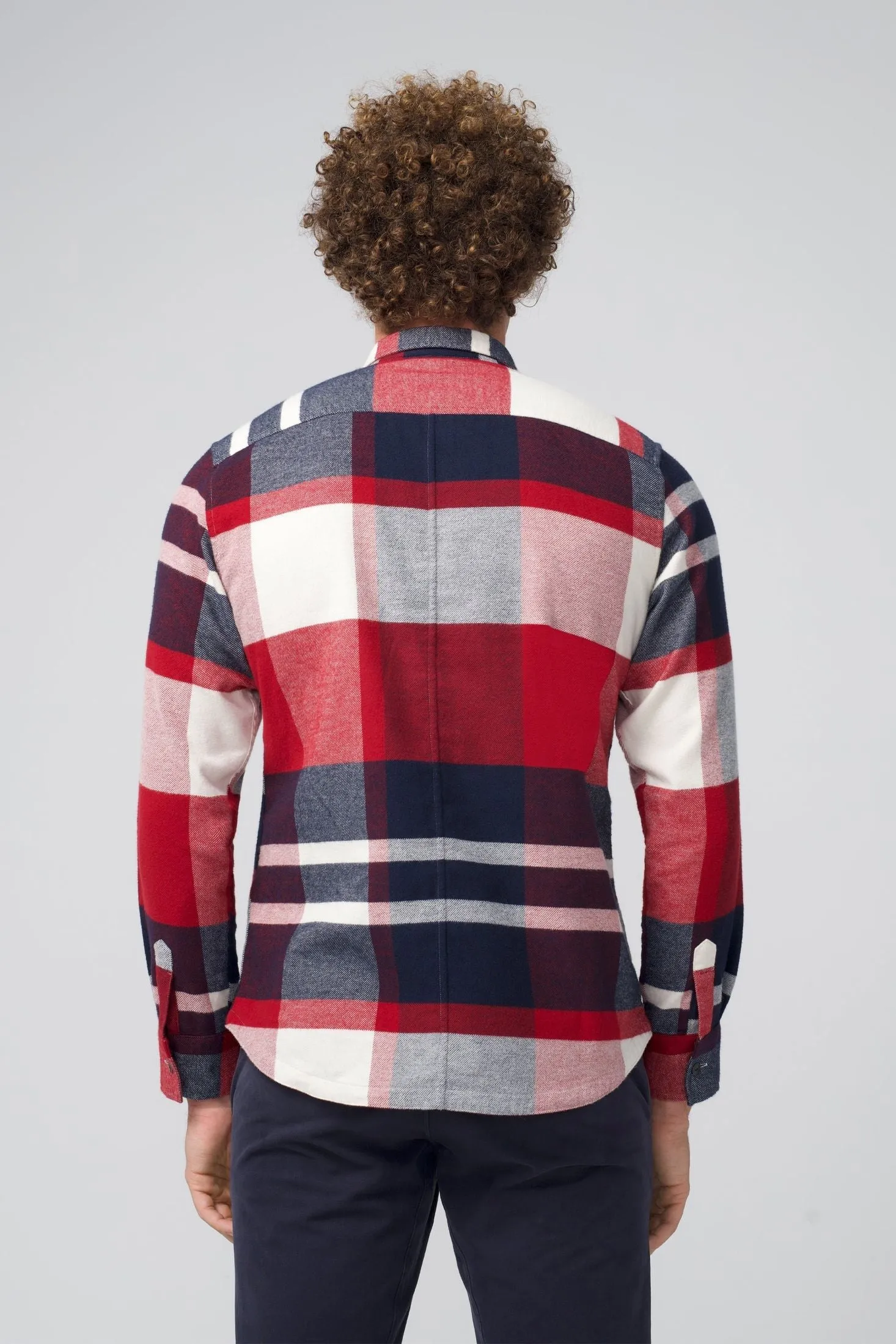 Stadium Shirt Jacket | Brushed Flannel