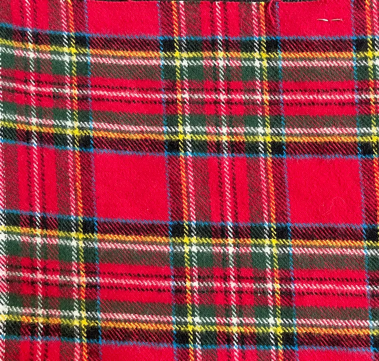 Tartan Plaid Flannel Dog Bed