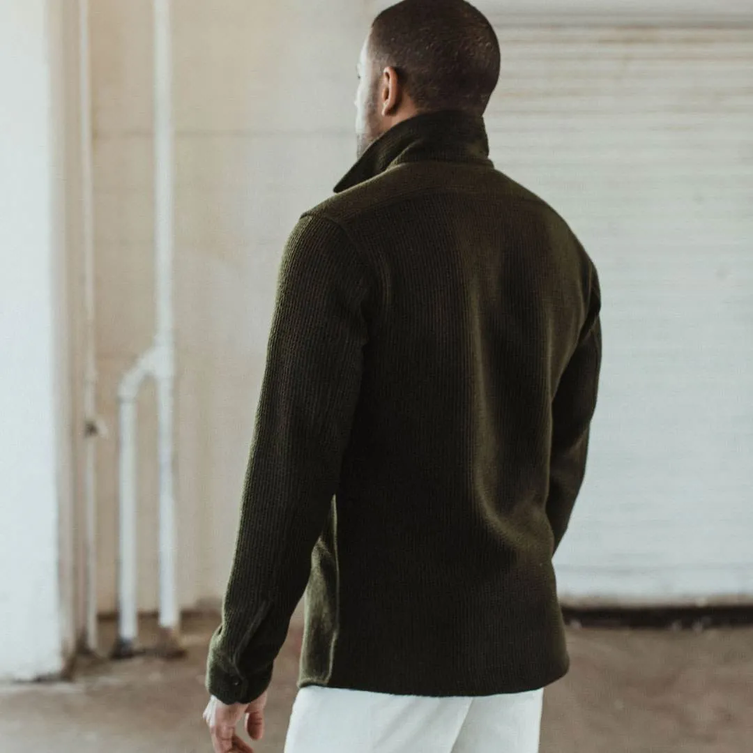 The Coit Jacket in Olive Waffle