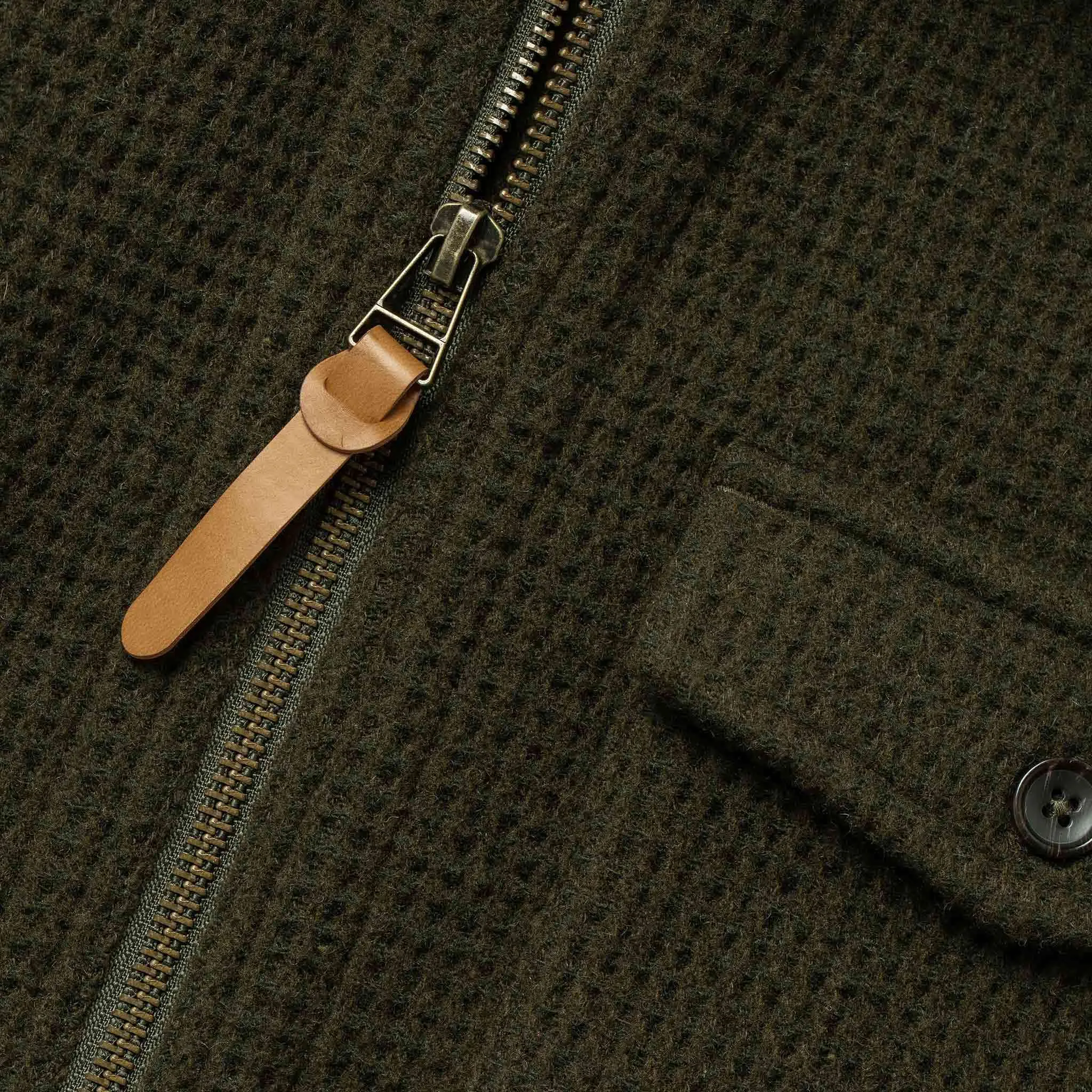 The Coit Jacket in Olive Waffle