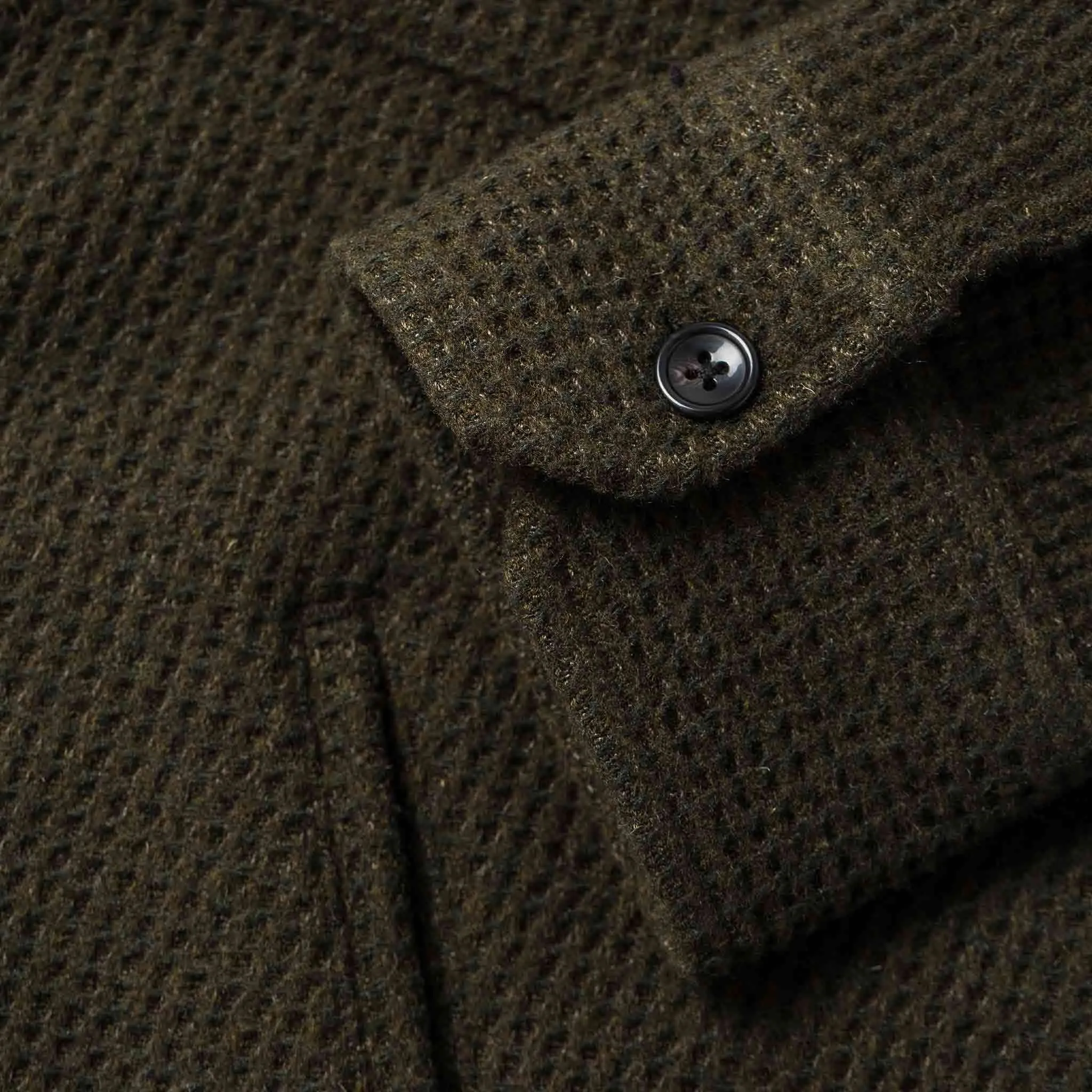 The Coit Jacket in Olive Waffle