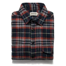 The Crater Shirt in Burgundy Plaid