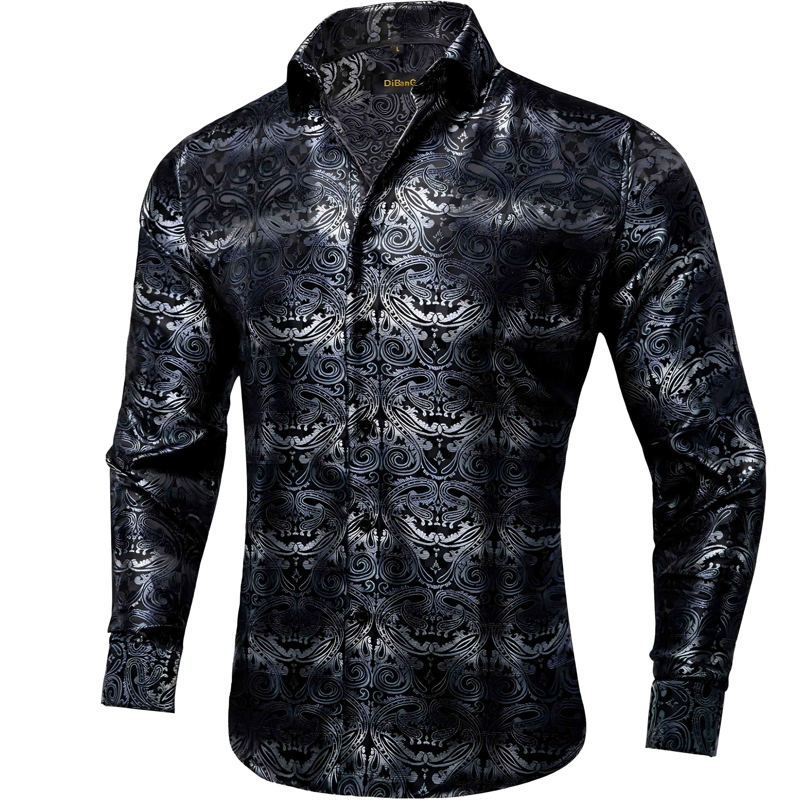 The Darcen Silk Long Sleeve Shirt