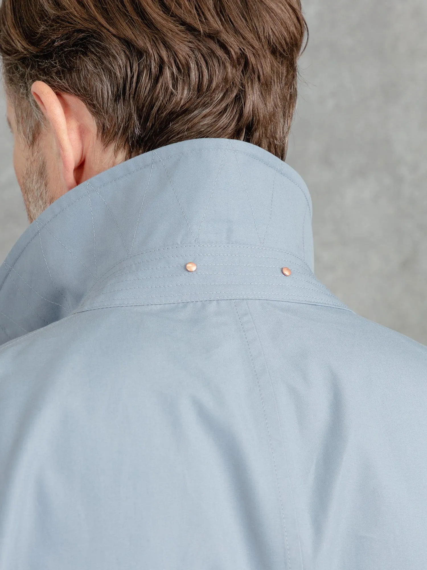 The Ventile® Mac 3.0 - Pale Blue