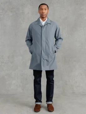 The Ventile® Raglan Raincoat - Storm Sky