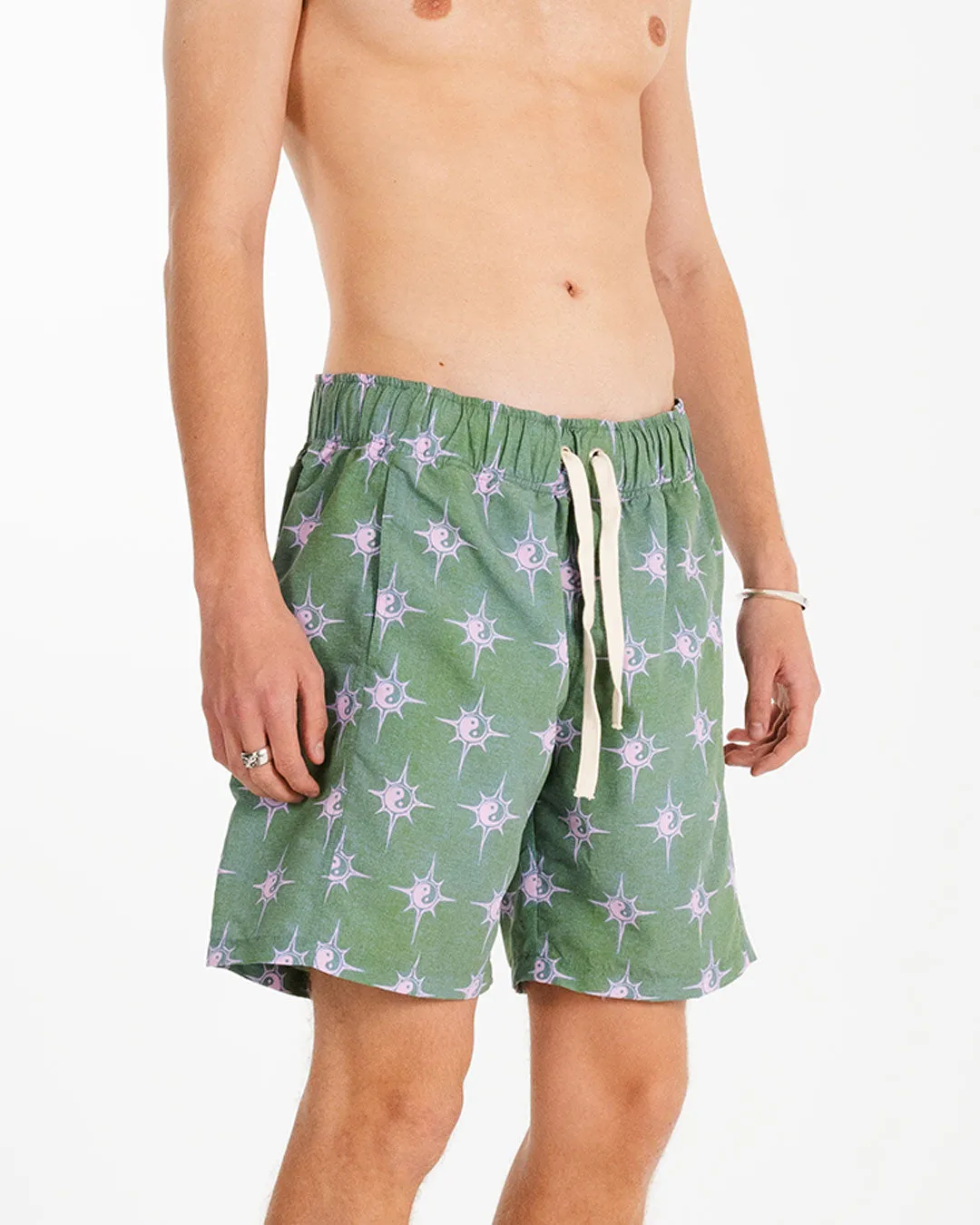 TJ x Cabrio Green Swimwear