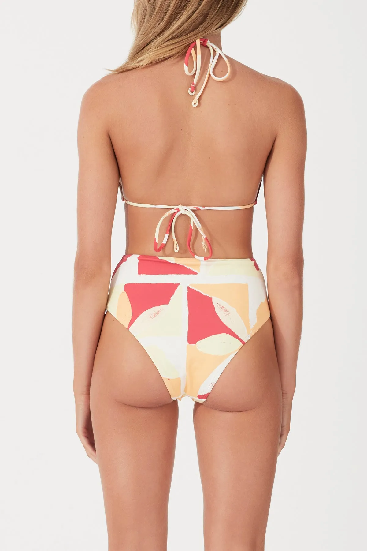 Waisted Full Brief - Sunset Tile