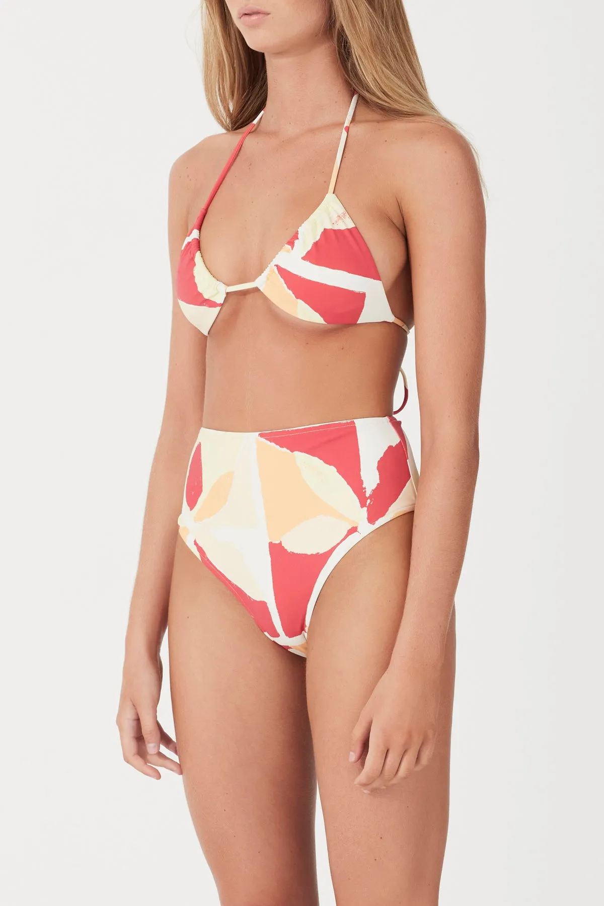 Waisted Full Brief - Sunset Tile