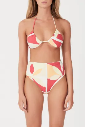 Waisted Full Brief - Sunset Tile