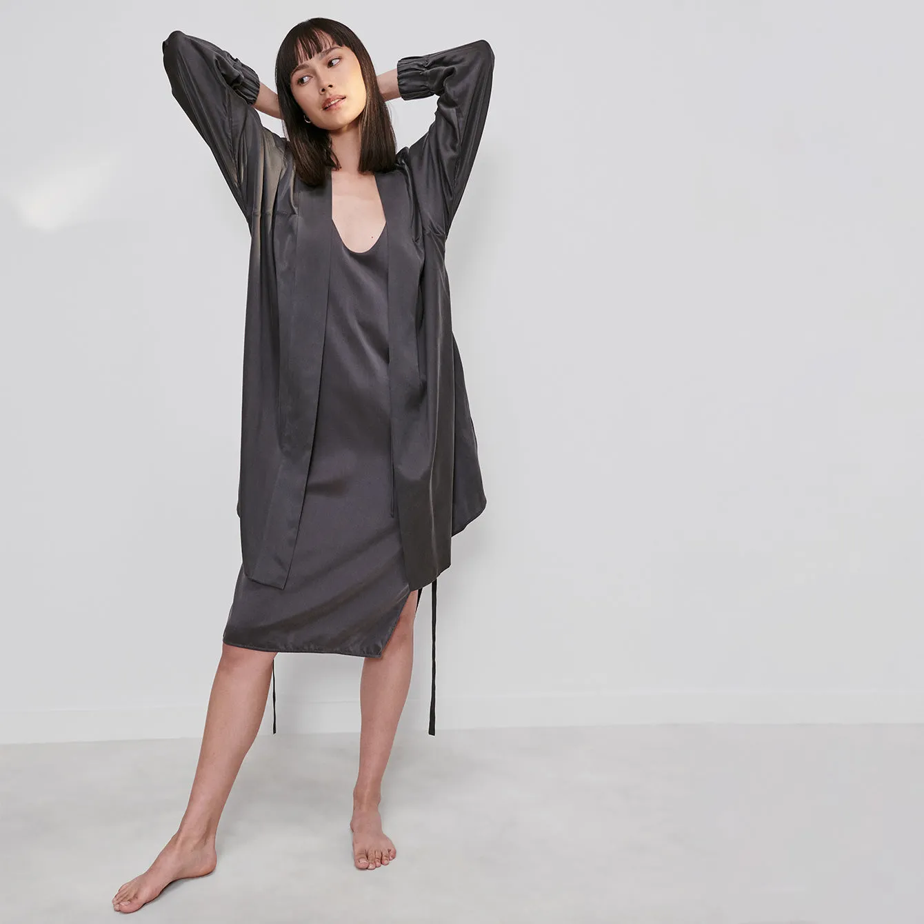 Washable Silk Robe