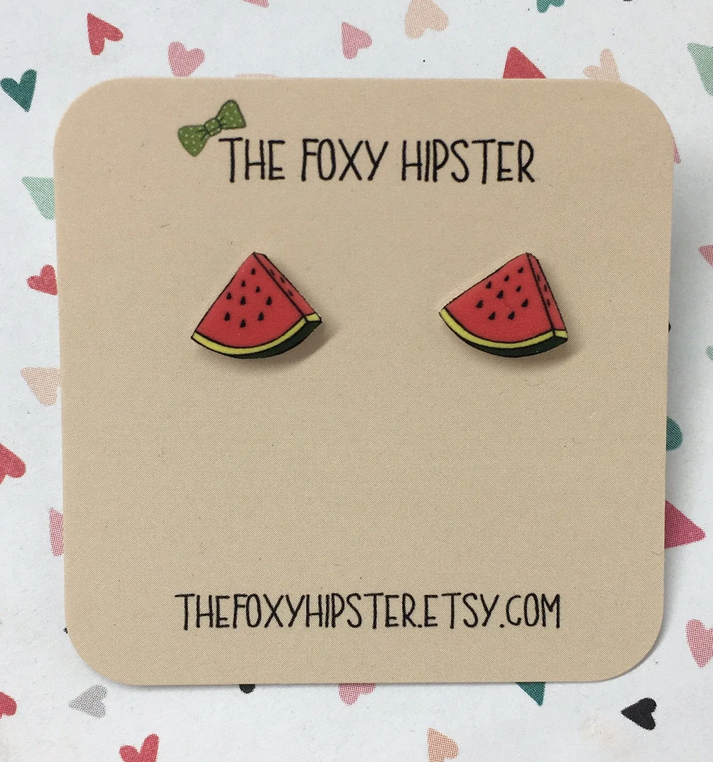 Watermelon Stud Earrings