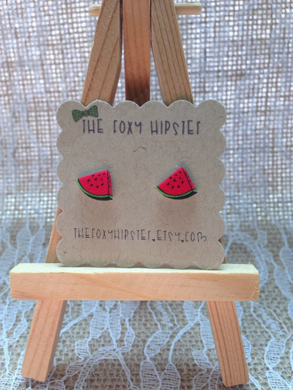 Watermelon Stud Earrings