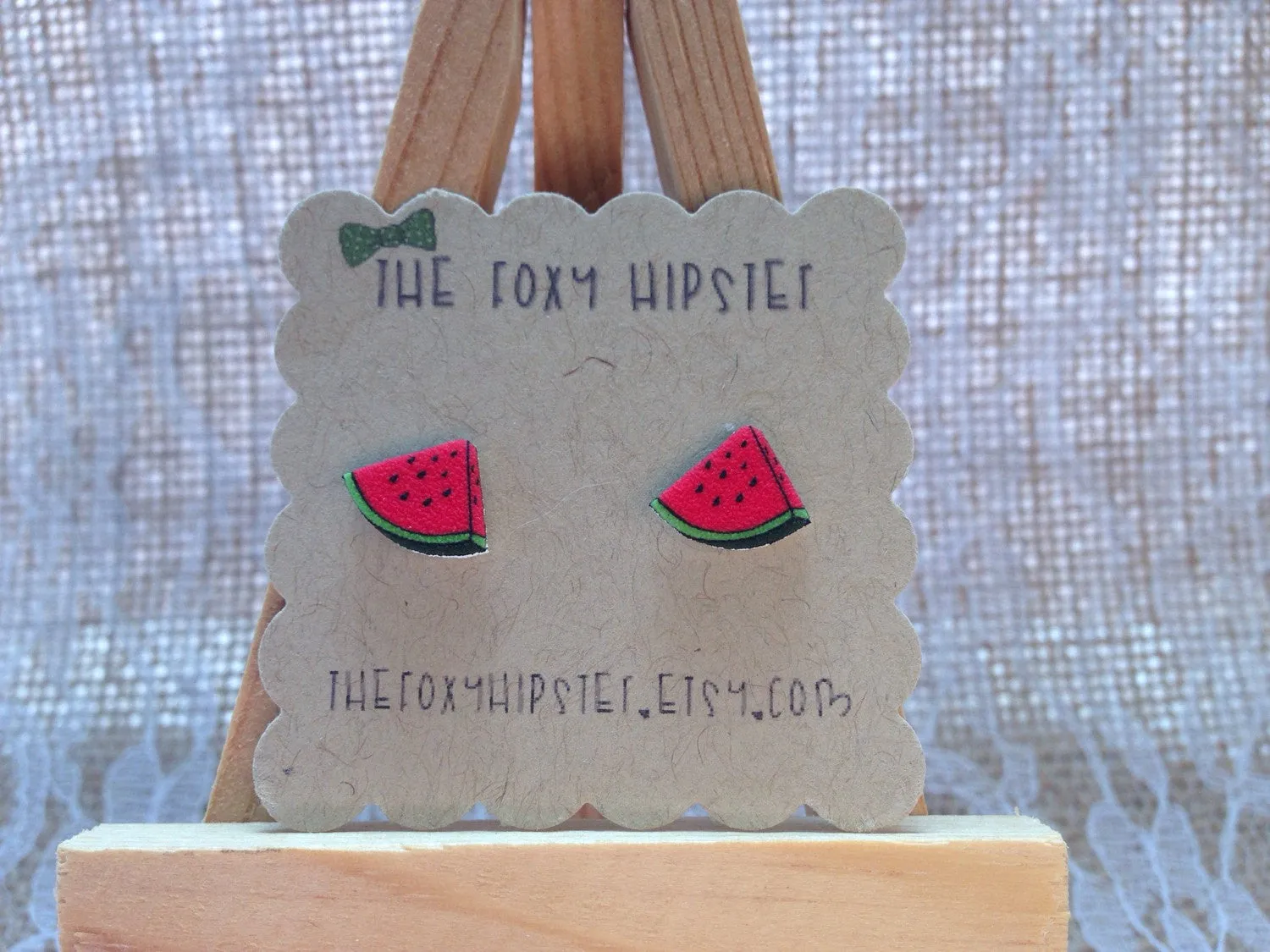 Watermelon Stud Earrings