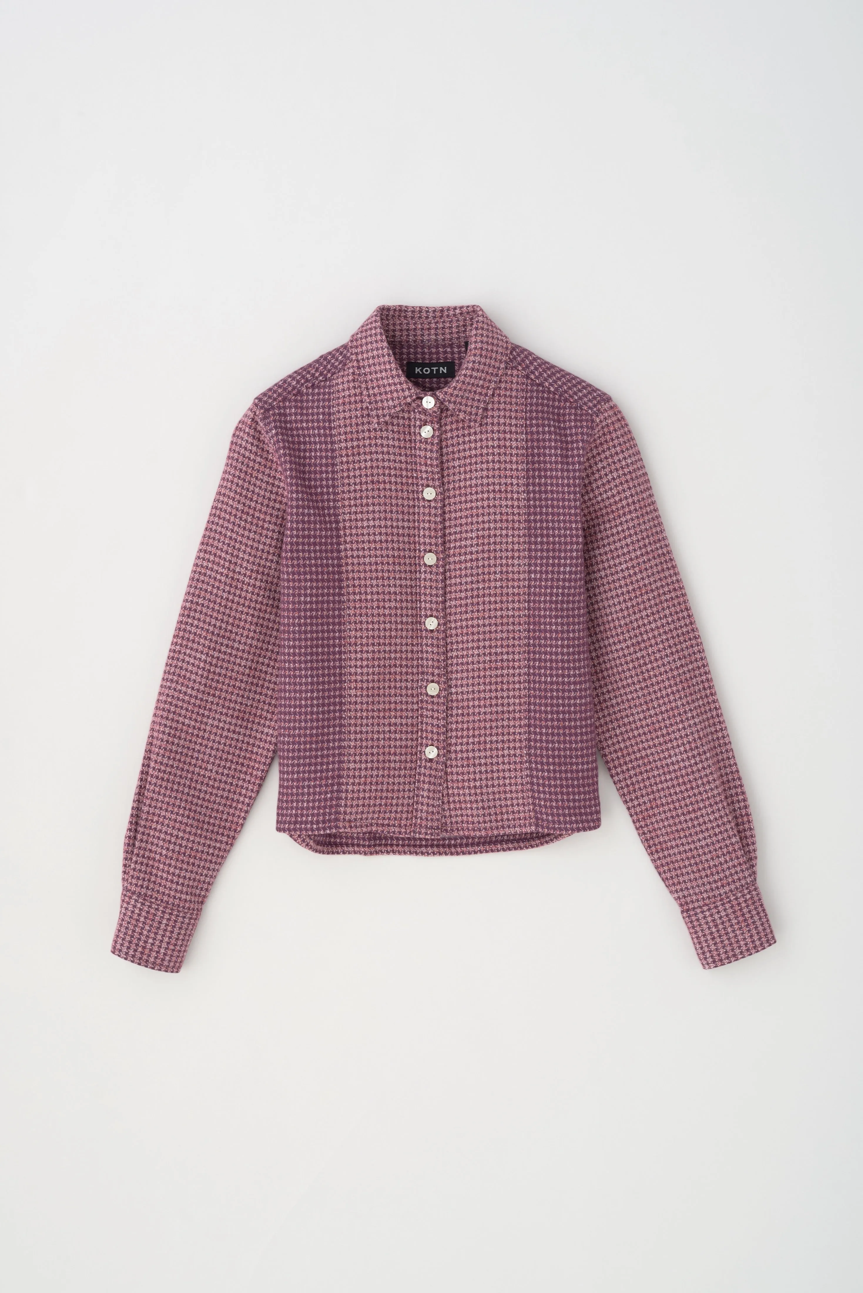 Women's Misr Shirt in Burgundy Mix