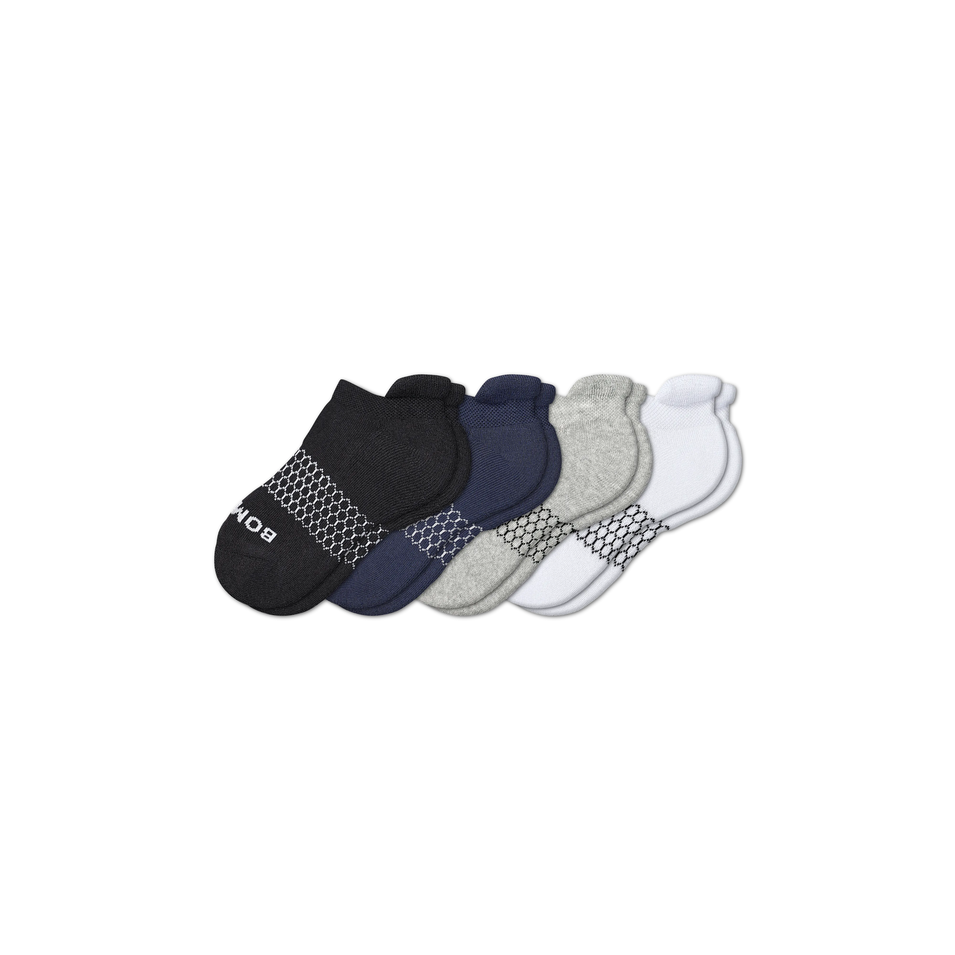 Youth Solids Ankle Sock 4-Pack